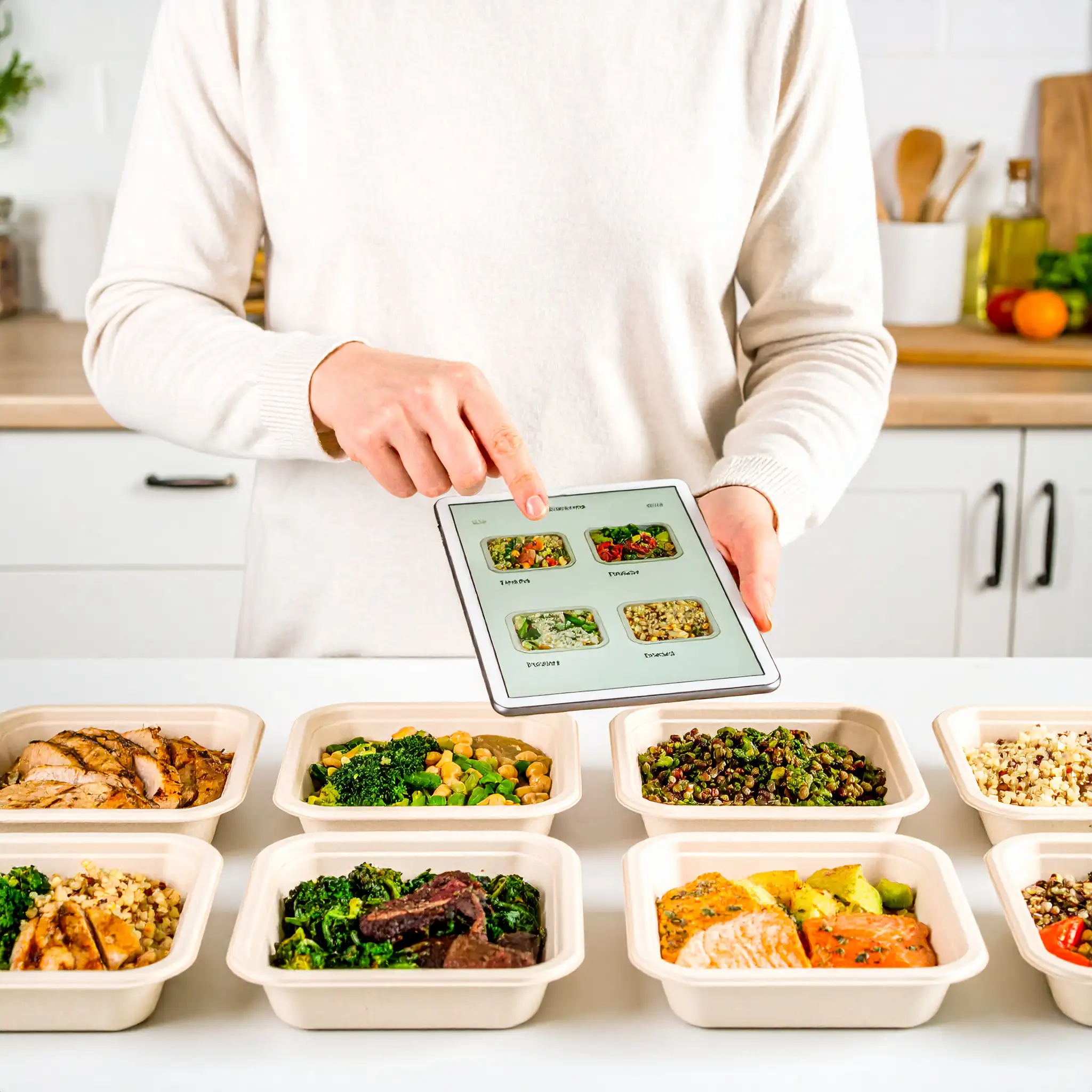 PrepMeal Own Menu Selction